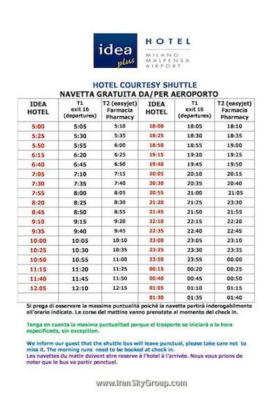 آیدیا هتل پلاس میلانو مالپنسا ایرپورت