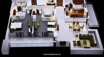 هتل آپارتمان فلورا کریک دلوکس