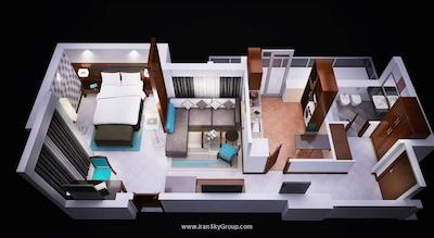 هتل آپارتمان فلورا کریک دلوکس