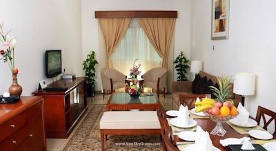 هتل آپارتمان رز گاردن بر دبی