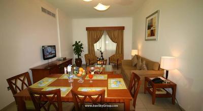 هتل آپارتمان رز گاردن بر دبی