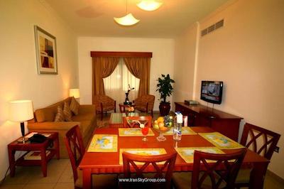 هتل آپارتمان رز گاردن بر دبی