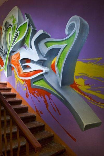 گرافیتی هاستل