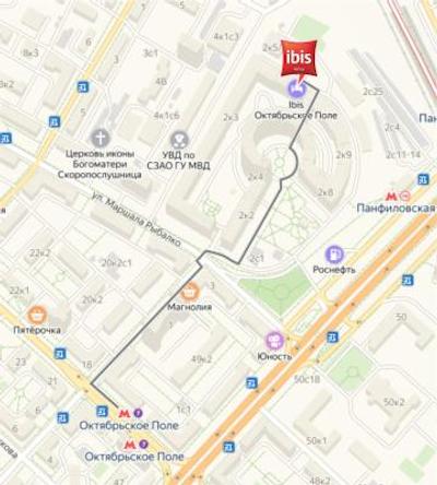 آیبیس مسکو اکتیابرسکوی پل هتل