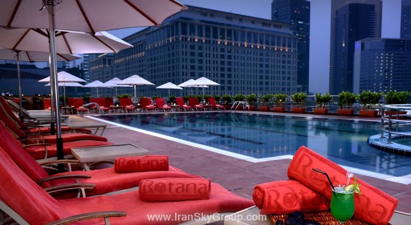 هتل Rose Rayhaan by Rotana , هتل 4ستاره, هتل دبی, امارات متحده عربی