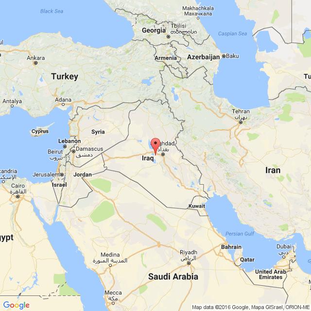 نقشه عراق