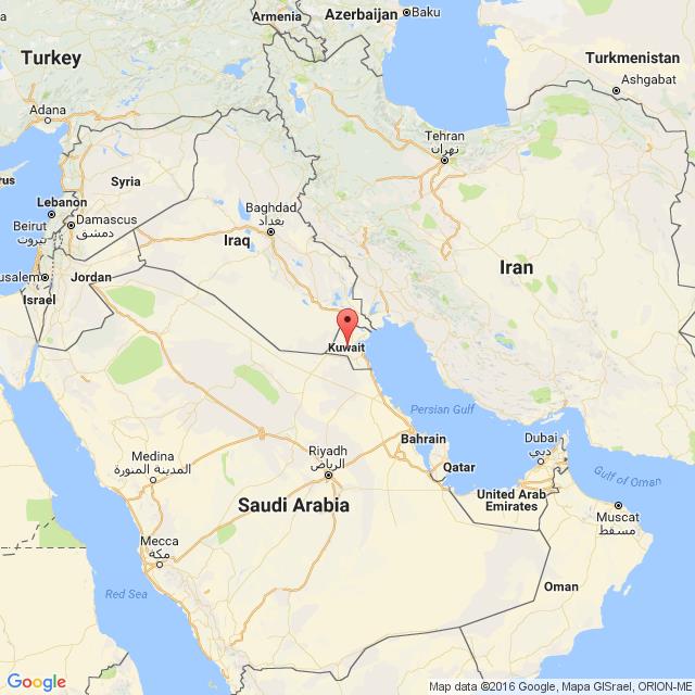 نقشه کویت