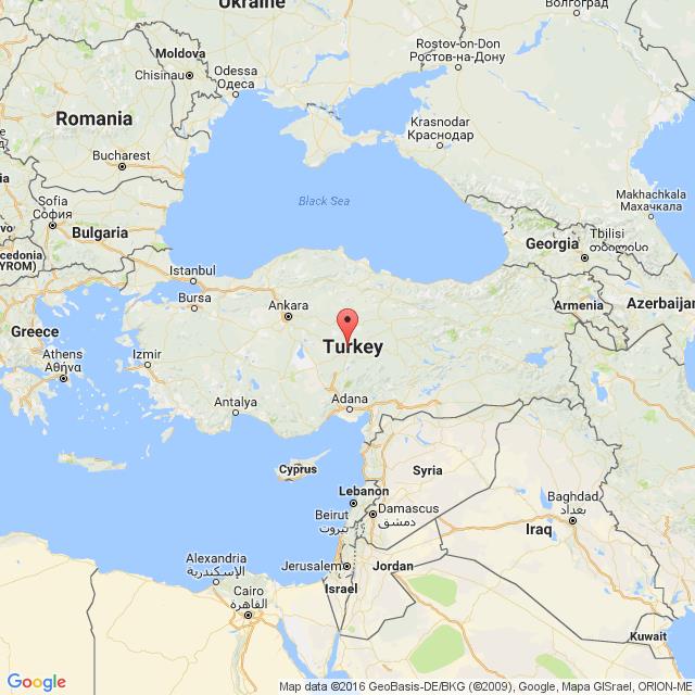 نقشه ترکیه