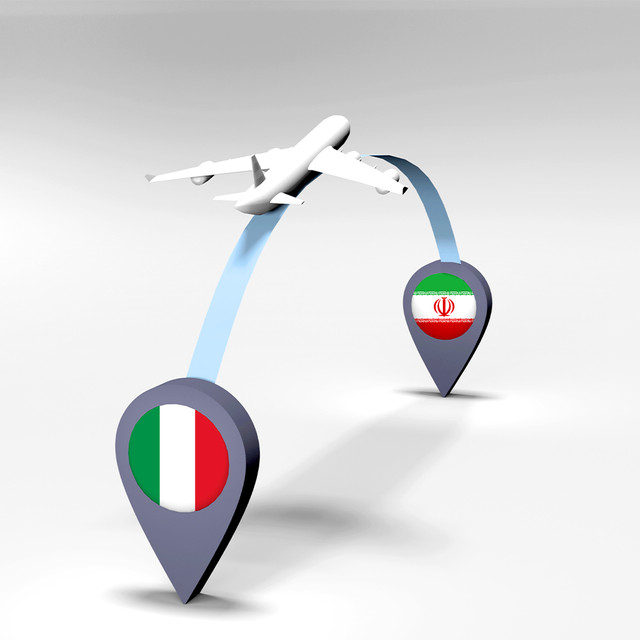 فاصله زمانی پرواز  ایران ایر از رم به تهران